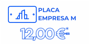 PLACA EMPRESA M Su placa en nuestro portal